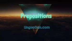 Preposition Quiz With Answers