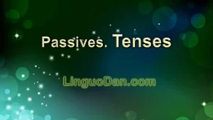 Passive Voice in English Grammar