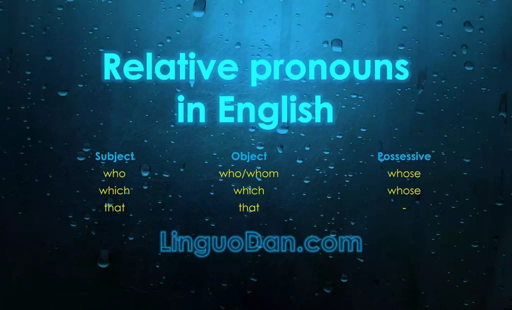 relative-pronouns