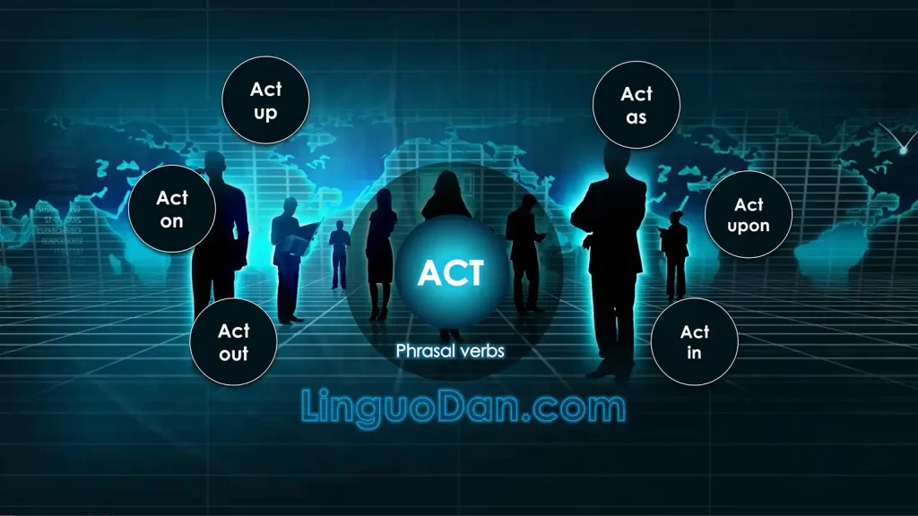 Phrasal Verbs Using The Verb 'To Act'