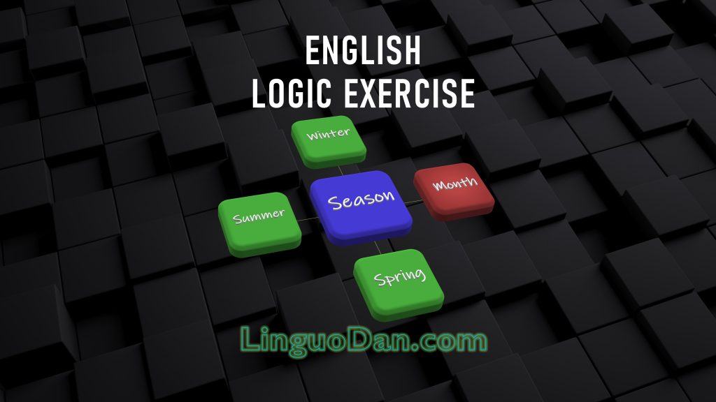 English Word Logic Exercise: Test Your Vocabulary Skills