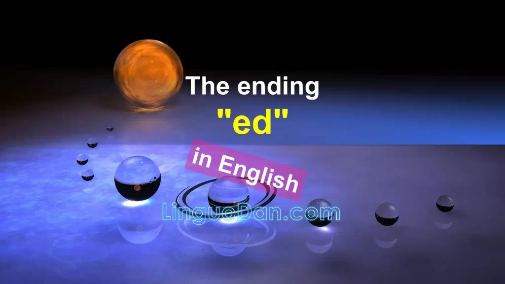 English pronunciation: verbs ending in '-ed'