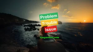 Issue, Trouble and Problem - What's the Difference?