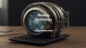 Modern technology. Words in English