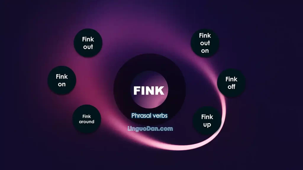 Phrasal Verbs With FINK