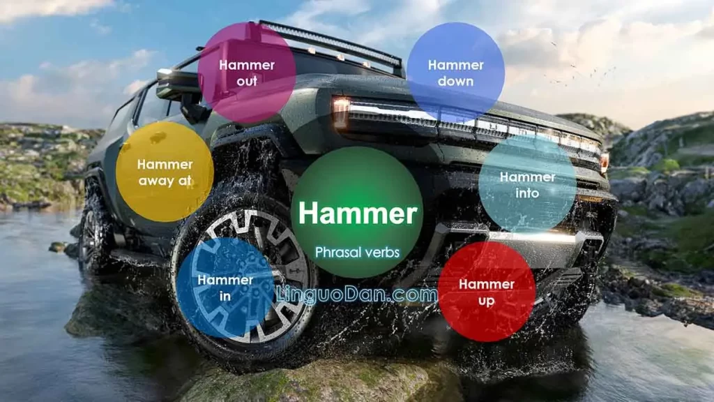 hammer out phrasal verb