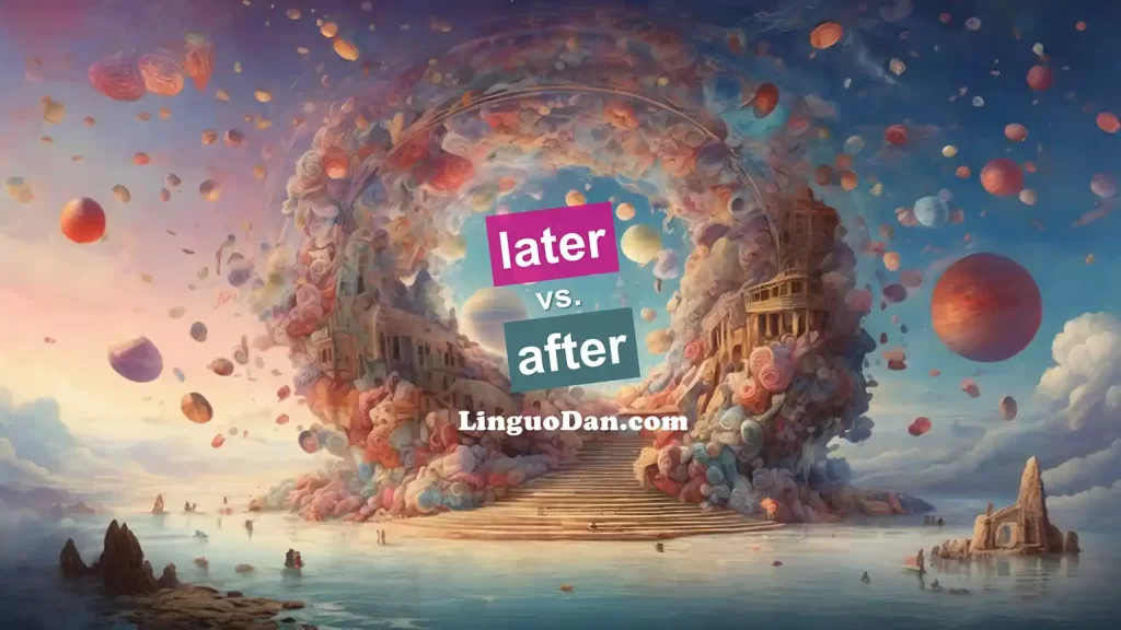 Difference between “later” and “after” - LinguoDan