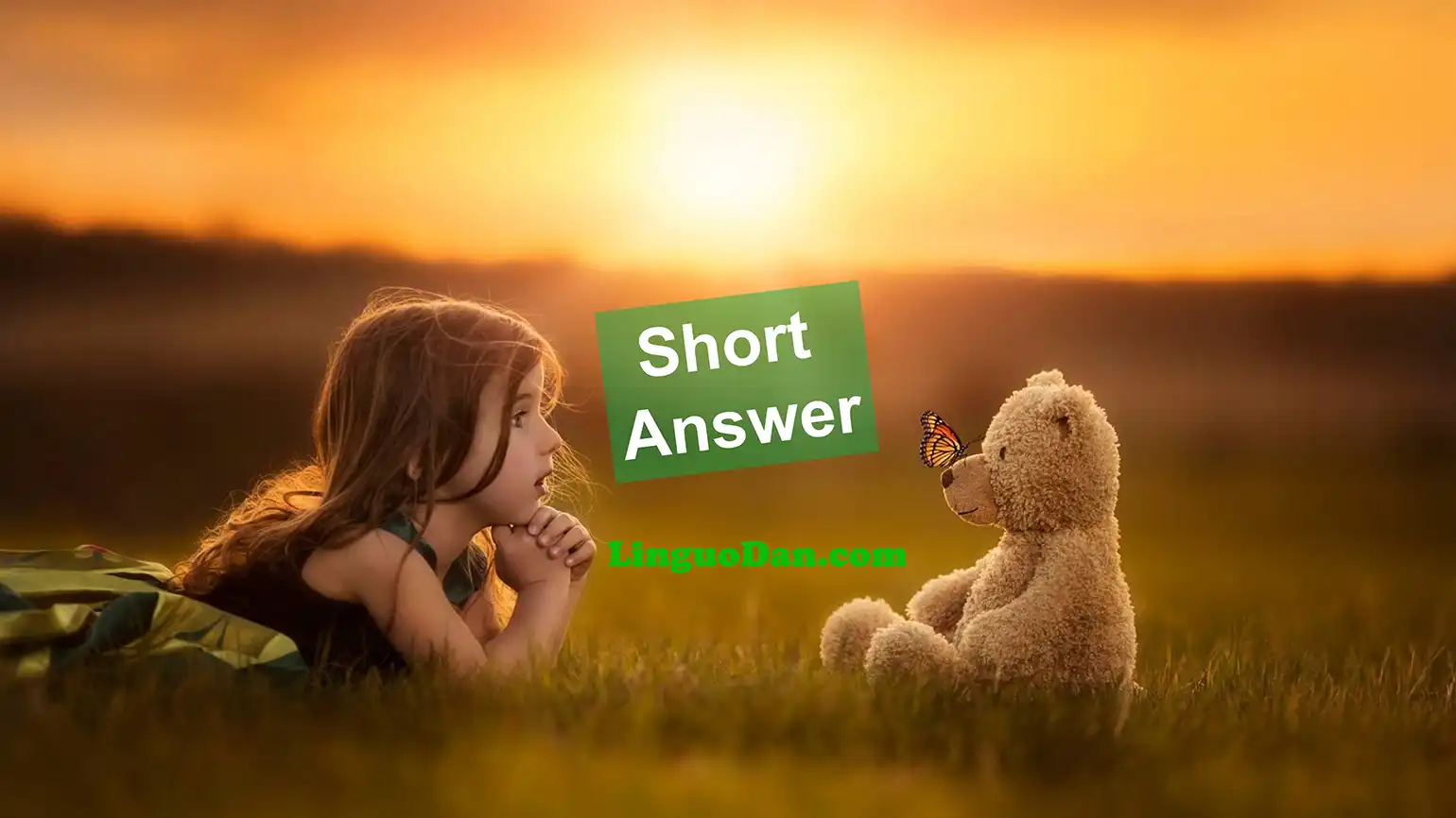 short answers in english exercises quiz