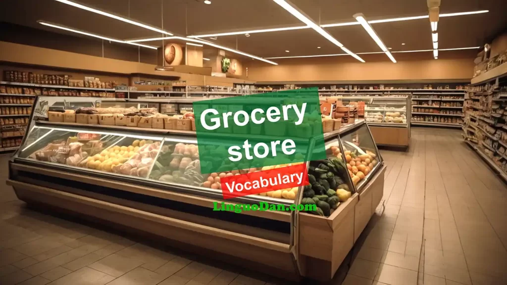 grocery shopping vocabulary