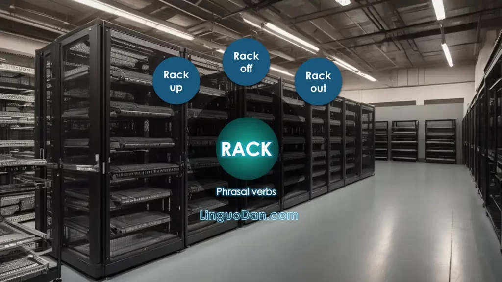 Meaning of rack something up in Englis