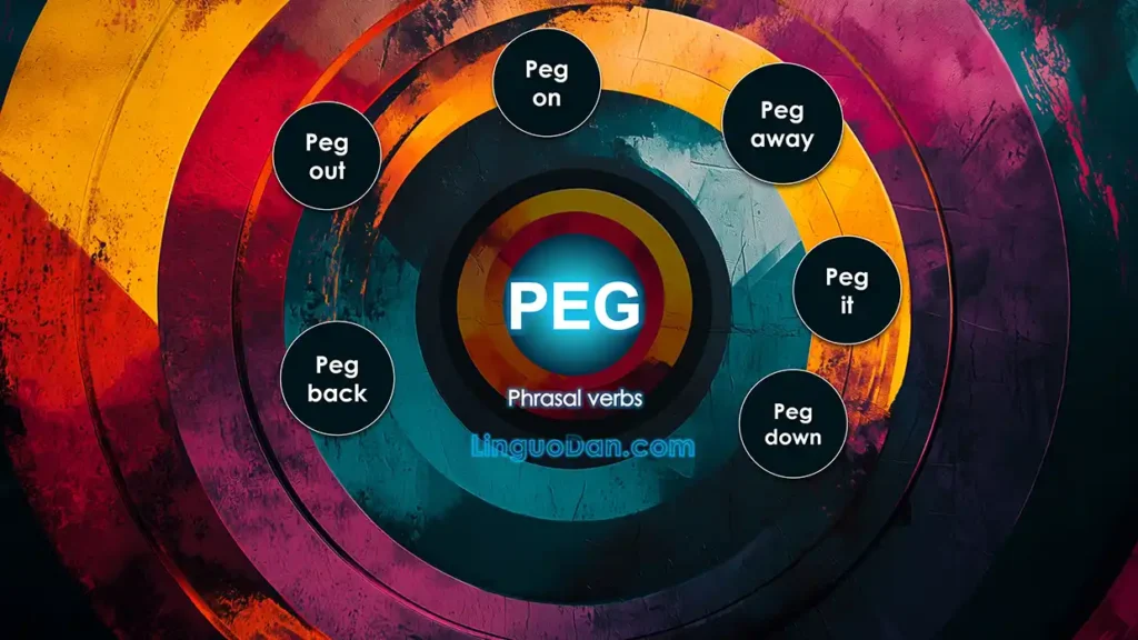 Phrasal verbs with "peg" PEG OUT | Phrasal Verb Meaning & Examples