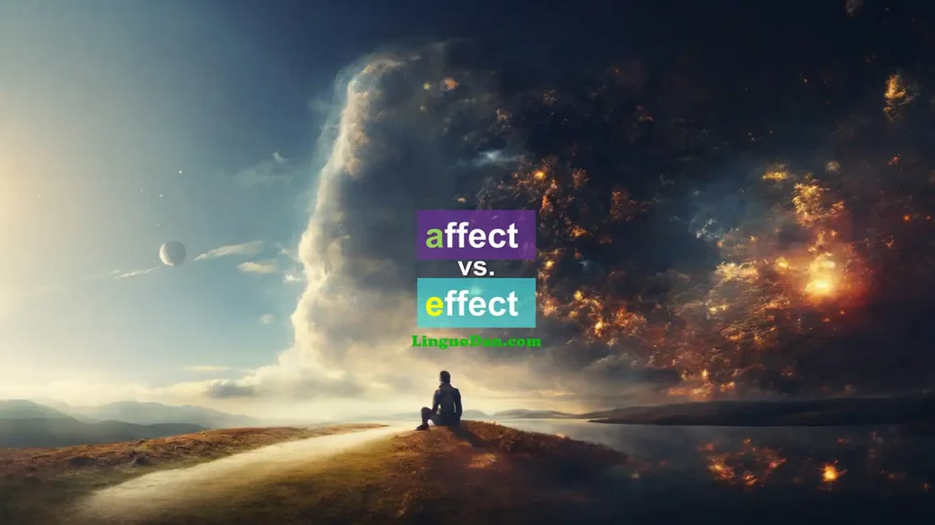 What is the difference between affect and effect in English