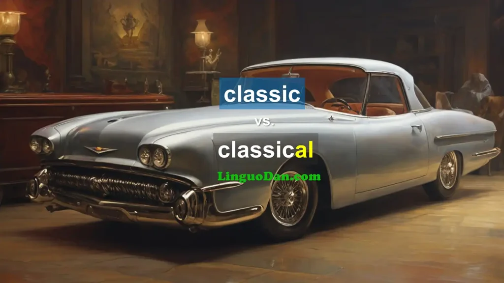 Classic or classical? How to use words correctly?