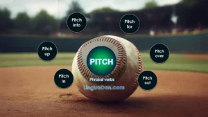 pitch in phrasal verb