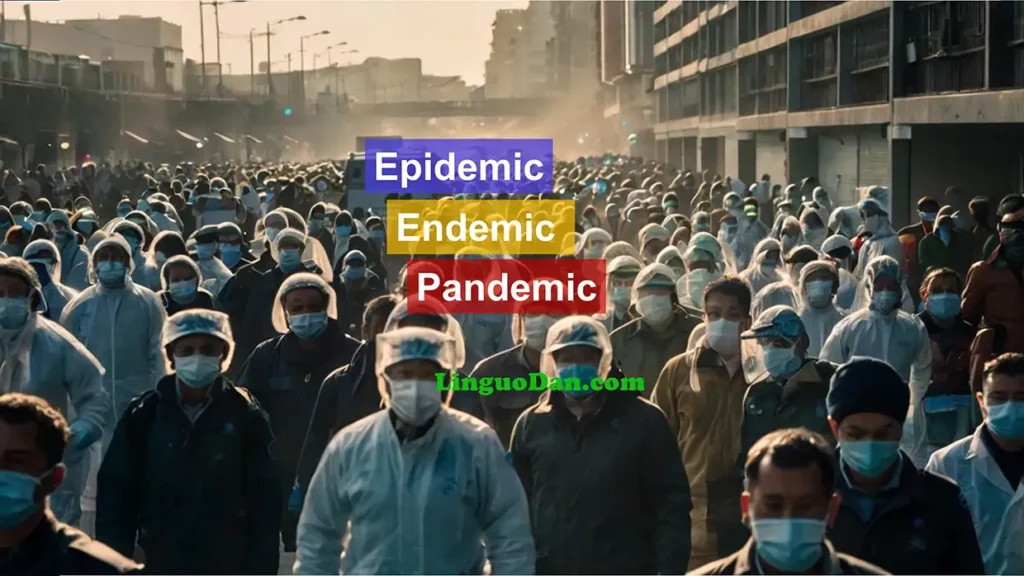 Endemic vs. epidemic vs. pandemic