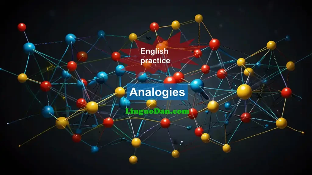 analogies and connections words in english