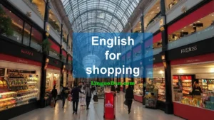 Shopping English phrases