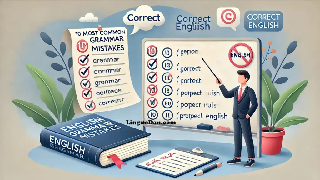 TOP 10 most common grammatical errors in English