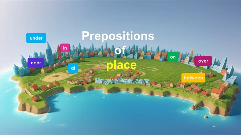 Prepositions of place – 'in', 'on', 'at'